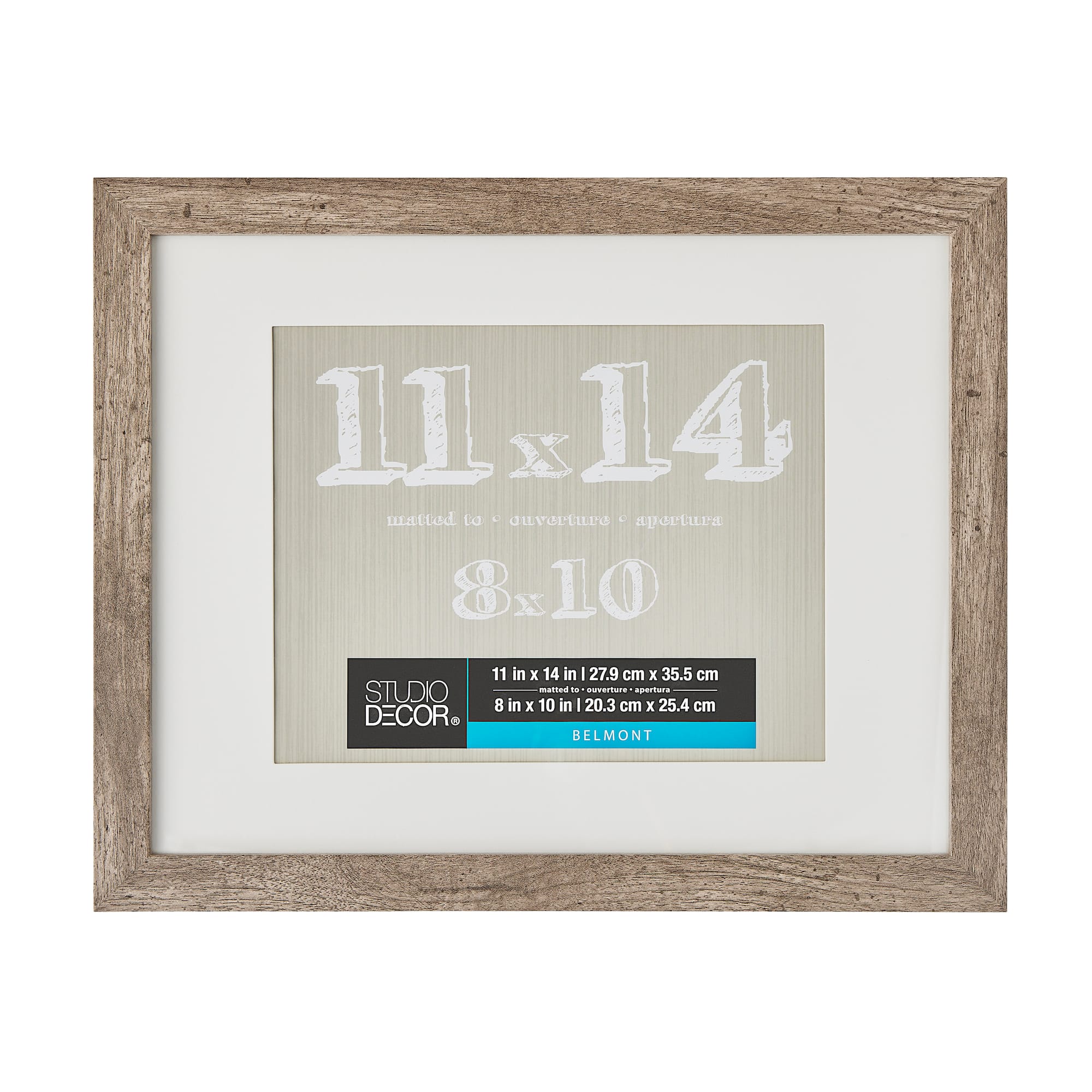 8 Pack: Gray Belmont Frame With Mat by Studio Décor